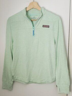 Vineyard Vines Dreamcloth Shep 1/4 Zip Shirt Girl's Size XL